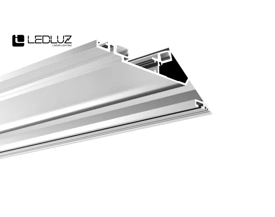 Architectural LED Profile for Cove Light Recessed in 5/8" Ceiling Indirect Lighting