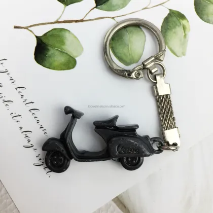 Custom metal car 3D keychain sports keychain