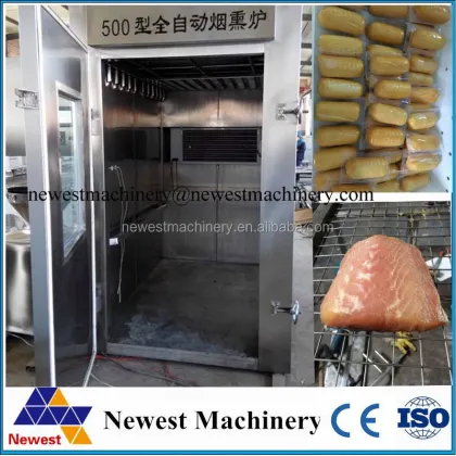 Automatic Smoked Turkey Legs and Cold Smoking Herring Oven for Sale