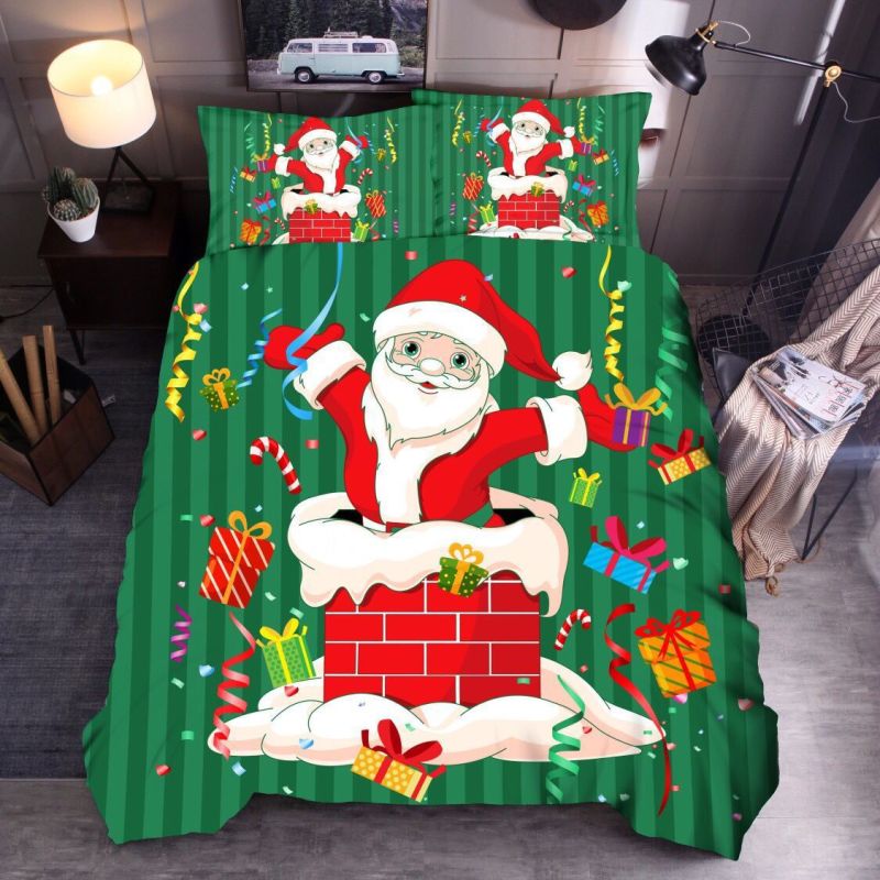 Christmas Santa Baby Duvet Cover Bedding Sets: Complete Comforter and Pillowcase Collections