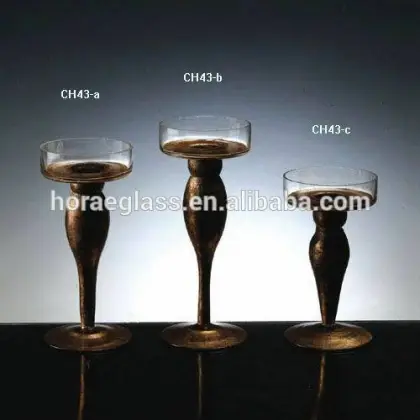 antiker Kerzenleuchter Glas VAL ST. LAMBERT glass candle holder TAUBE pigeon Superior