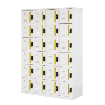 steel lockable 24 door gym locker