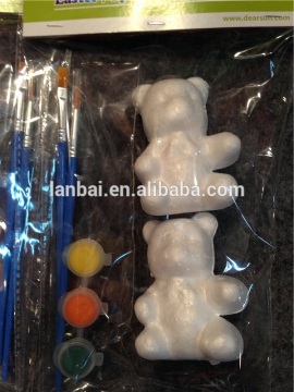 clean plastic DIY paint foam animal bird bear Elephant Christmas ornament ball