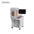 Fiber laser marking machine with computor and desk