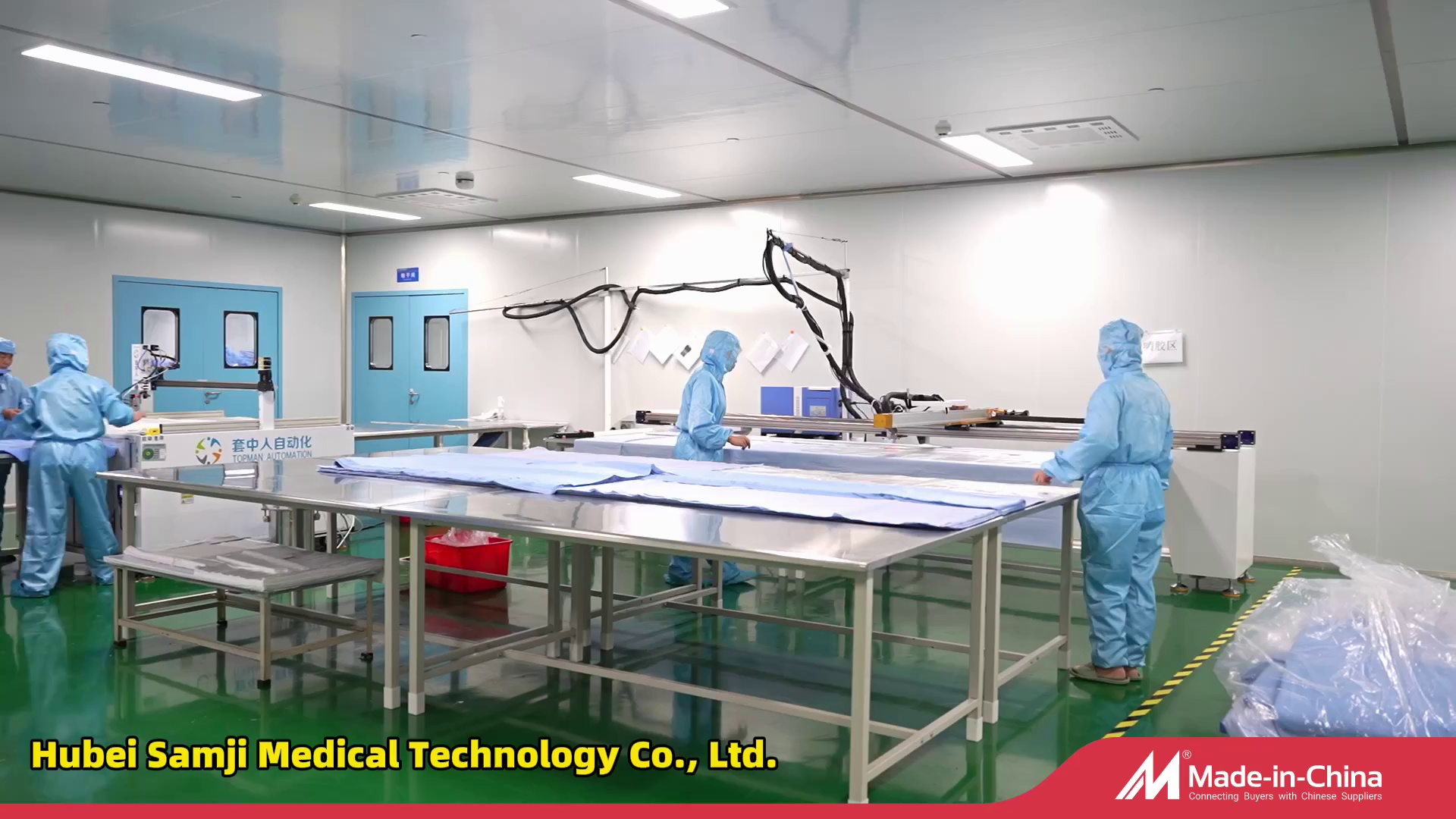 Blue Reinforced Surgical Gown