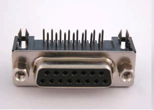 D-SUB PCB Female Three Row Right Angle 8.89mm
