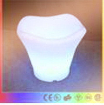 Mondern Bar Use Glowing LED Plastic Ice Bucket