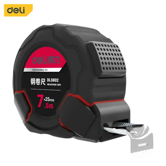 Deli DL3802 tools sublimation steel measure tape 7.5mx25mm