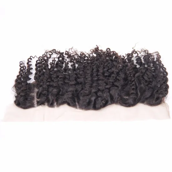 Aisi Hair 100% Brazilian Hair Lace Frontal Closure , Hair Piece Lace Closure , Kinky Curly Silk Lace Closure 13x4