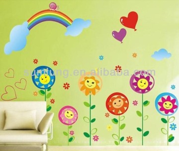 "Sunflower" PVC Wall Stickers for Children, Removable Wall Stickers 1/3