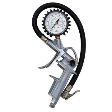 Voylet DG-10Y Tire Inflator Deflator with 220 PSI Gauge and Rubber Hose