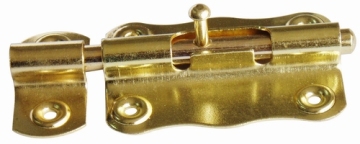 Competitive Iron Material Brass Plated Tower Bolt