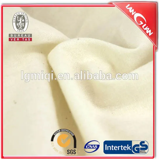 fty price cheap raw white polyester fabric