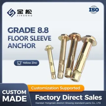 High Tensile Stainless Steel Wedge Expansion Anchor Bolts for Concrete Foundations