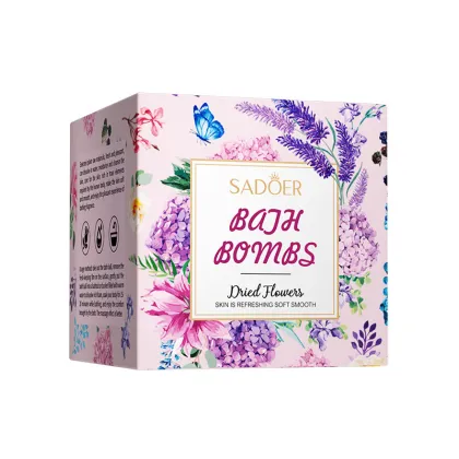 Lavender Rose Herbal Exfoliating Salt Ball - 100g Floral Fragrance Bath Salt