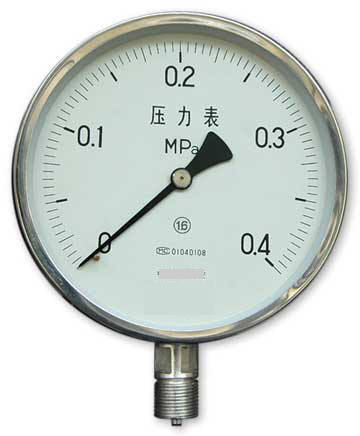 Y-100A General Pressure Gauge with Stainless Steel Case (Y-100A)