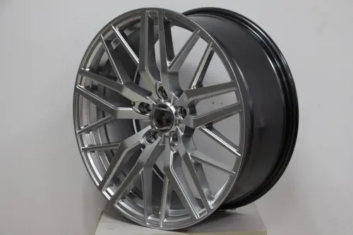 Staggered Silver Machine Face Alloy Wheel, High Quality Staggered ...