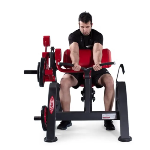 Curling Machine Free Weight Plated Loaded Seated Bicep