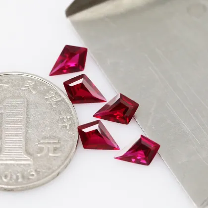 Red Corundum Loose Stone Kite Deep Red Corundum