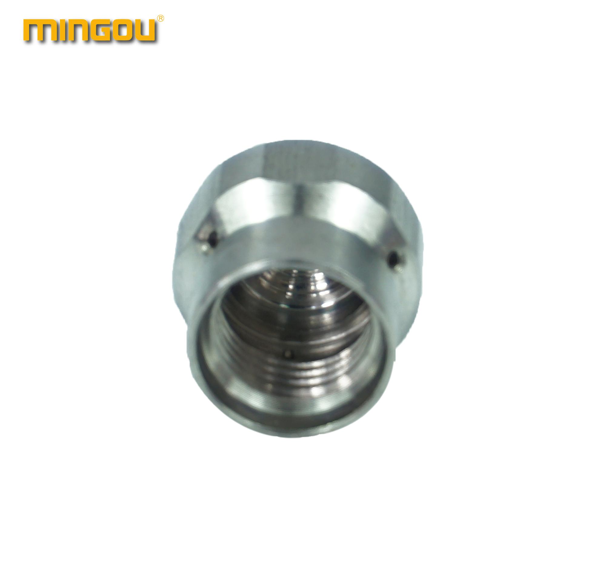High Quality Special Offer Custom Stainless Steel Sewer Cleaning Spiral Nozzle