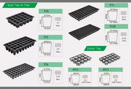 Low Cost Plastic Nursery Plant Propagation Pot Seedling Trays