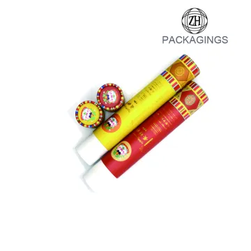 Custom logo print cardboard roller tube