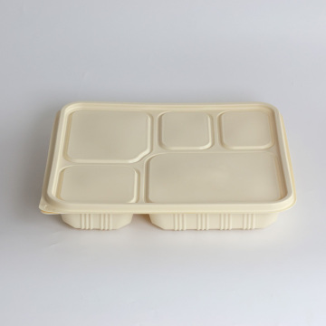 Corn Starch Biodegradable Bento Lunch Boxes 750ml