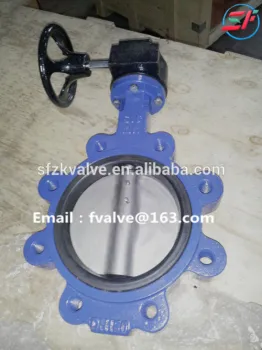 Shengfeng high quality Wafer lug butterfly valve