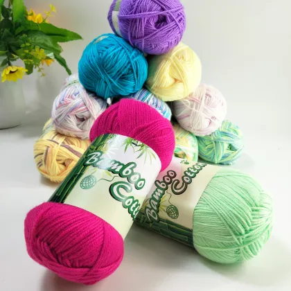 Wholesale 50G Baby Bamboo Yarn for Weaving: Hilo de Bambu