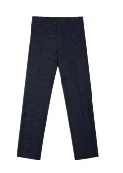 Men's Office Check Trousers