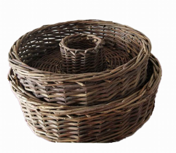 Natural handicraft willow storage flower basket