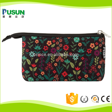 factory wholesale round polyester pencil bag with custom logo