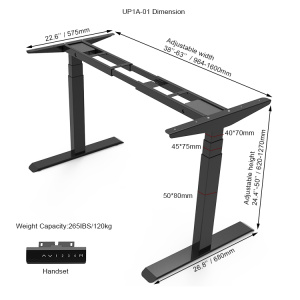Electric Invisible Sit Stand Laptop Desk