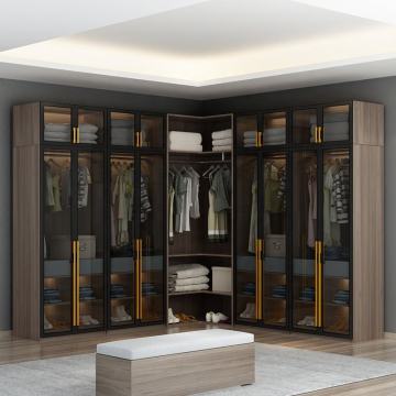 GODI Luxury Modern Walk-in Wardrobe Cabinet