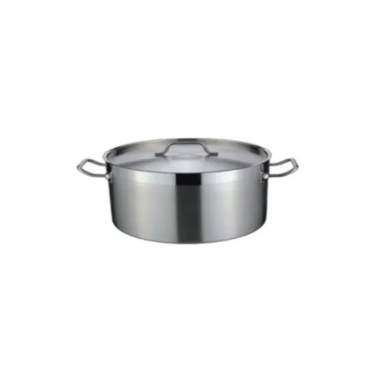 S205 Stainless Steel Composite Bottom Rondeau Pan With Cover