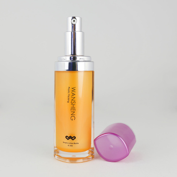 plastic crystal cosmetic bottle