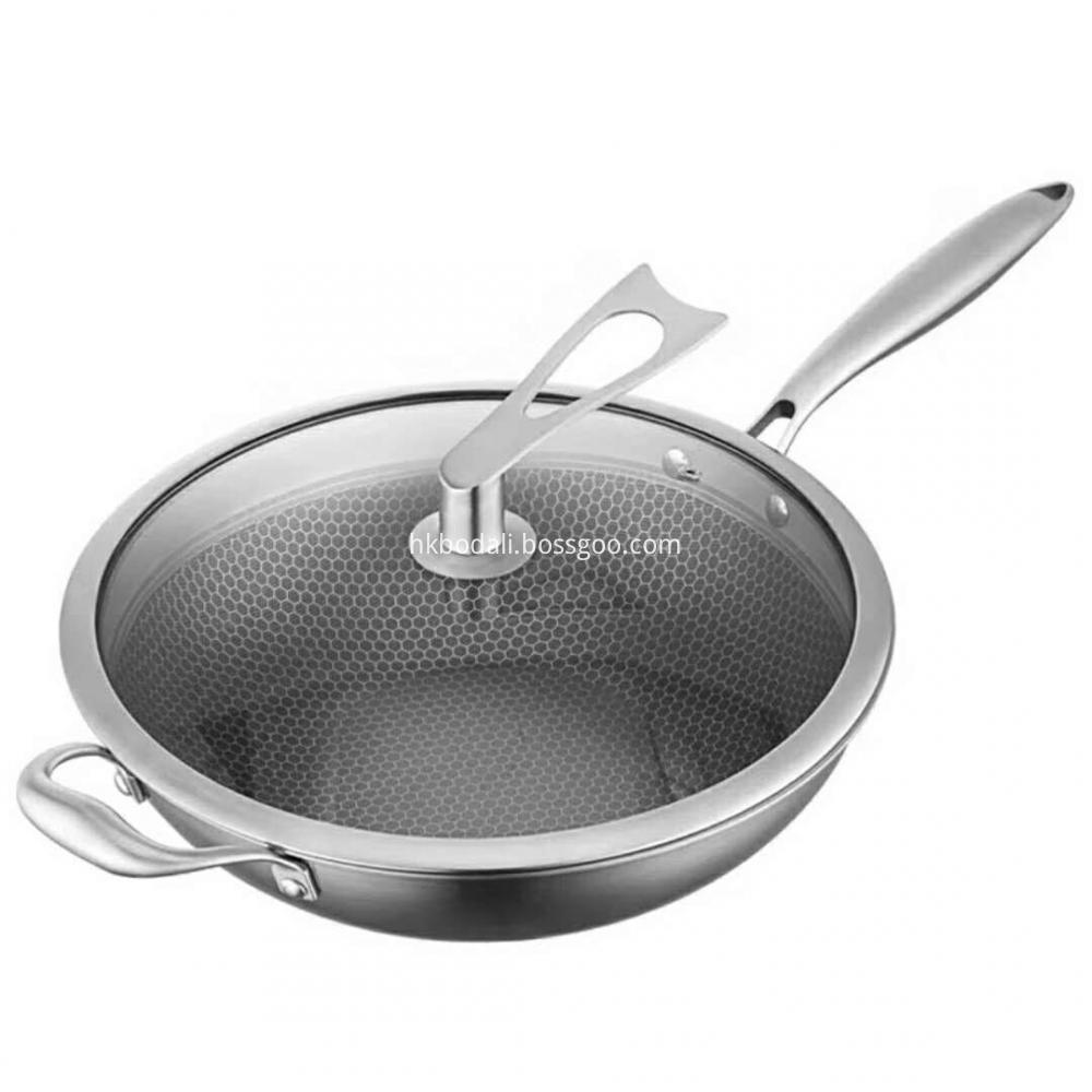 304 Stainless Steel Frying Pan