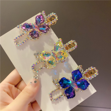 Flash Diamond Butterfly Hair Clips and Barrettes for Girls and Women
