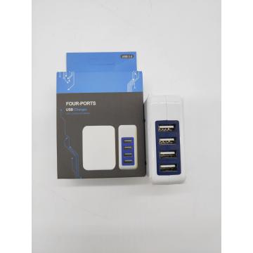 Partihandel 4-port USB-laddare 15W