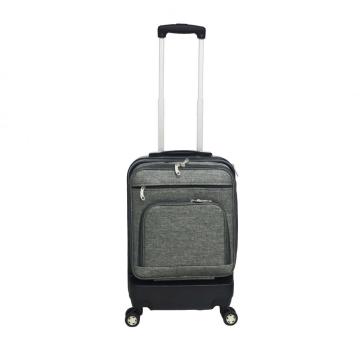 Hard soft ABS  EVA front pocket luggage