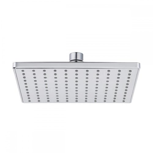 Silver Square plating abs plastic overhead head shower