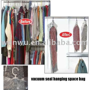 See on TV /Closet Clothing Space Saver/Vacuum seal compressed bags