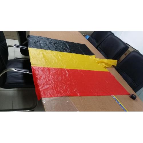 Belgien Flagge PVC Regen Poncho