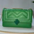 Green Quilted Women&#39;s Cross Body Bags