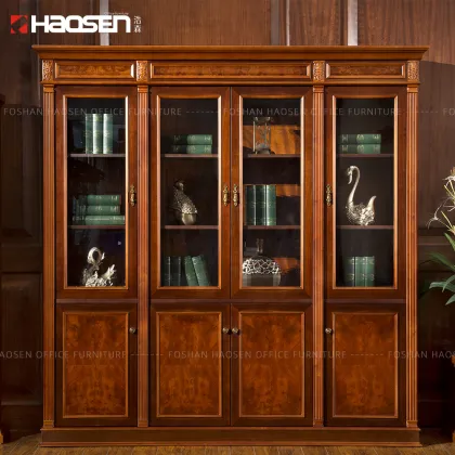HAOSEN 0807A Luxury Wooden Bookcase for Home