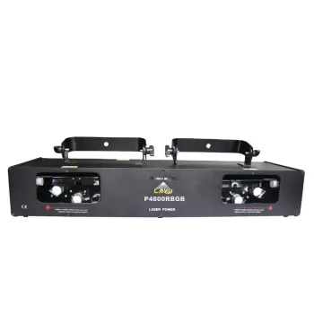 Professional DJ Disco Stage Party Laser Light Show System with RGB & 4 Head 4 Fat Beam Lasers for Nightclubs