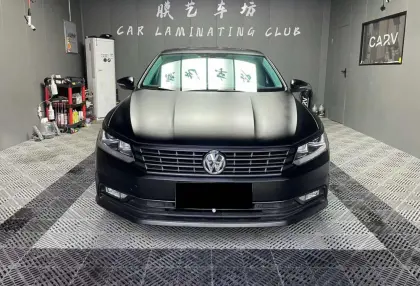 Matte Black Forest Black Car Wrapping 1.52*18M