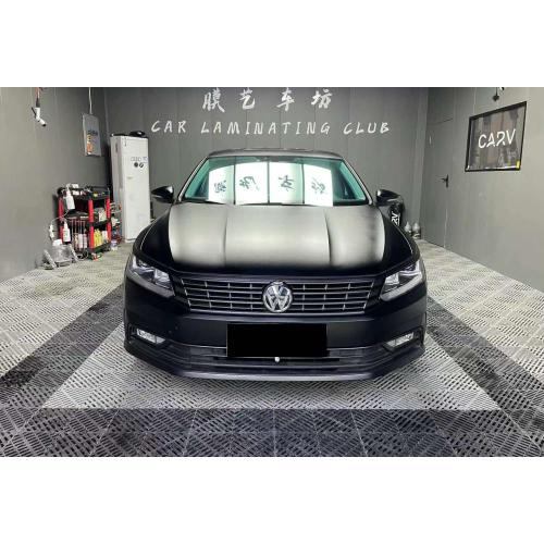 Matte Vinyl Wrap Matte Black Forest Black Car Wrapping 1.52*18M Manufactory