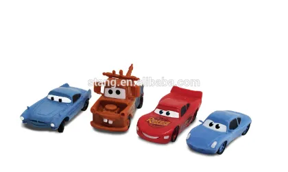 Beverly Hills Teddy Bear Company Cars Themed 4 Pack Playset Figure