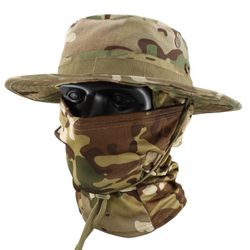 Summer Outdoor Tactical Camo Hat - Bennie Fishing Hat with Sunscreen and Breathability